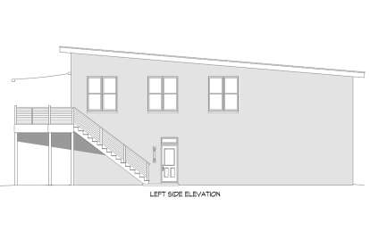 Modern House Plan #940-00887 Elevation Photo