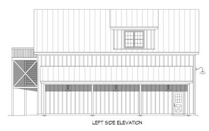 Barn House Plan #940-00889 Elevation Photo