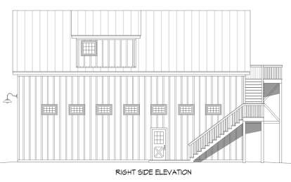 Barn House Plan #940-00889 Elevation Photo