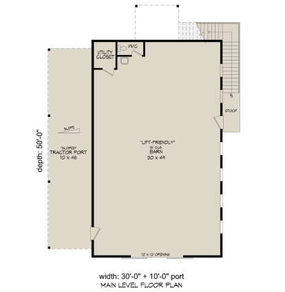 Garage for House Plan #940-00889