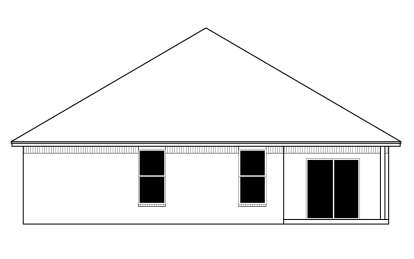 Ranch House Plan #677-00020 Elevation Photo