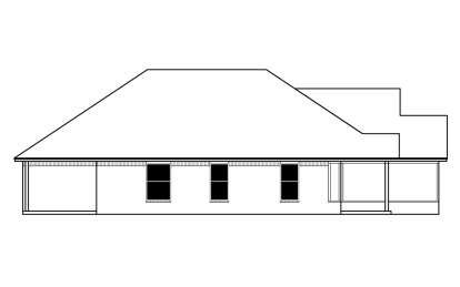 Ranch House Plan #677-00020 Elevation Photo