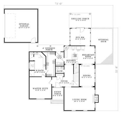 Main Floor  for House Plan #110-00071