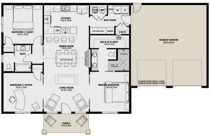 Main Floor  for House Plan #2699-00038