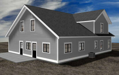 Craftsman House Plan #8387-00001 Elevation Photo