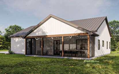 Barn House Plan #963-00833 Elevation Photo