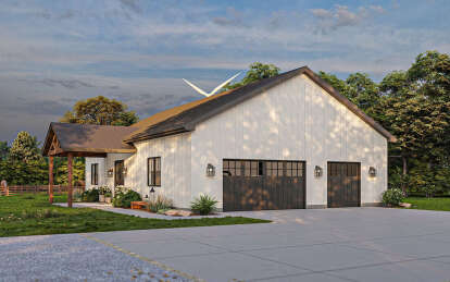 Barn House Plan #963-00833 Elevation Photo