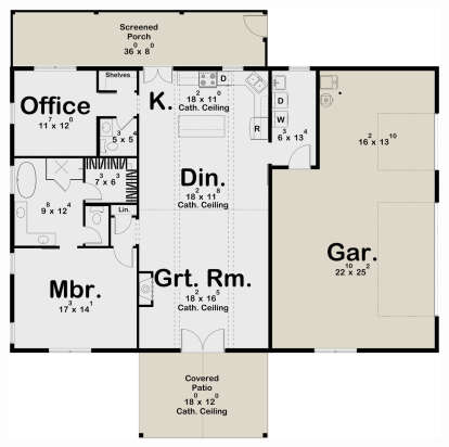 House Plan House Plan #29795 Drawing 1