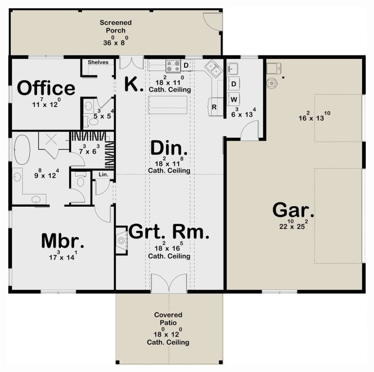 House Plan House Plan #29795 Drawing 1
