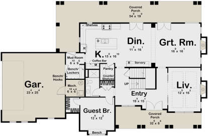 Main Floor for House Plan #963-00834
