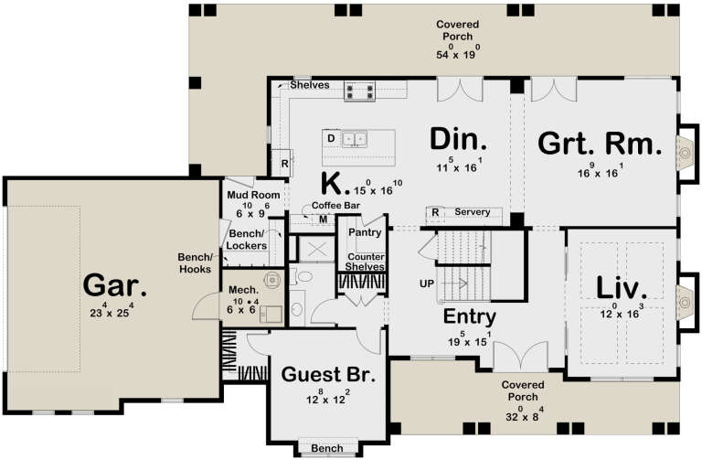 House Plan House Plan #29796 Drawing 1