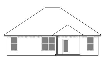 Ranch House Plan #677-00021 Elevation Photo