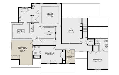 Second Floor for House Plan #957-00111