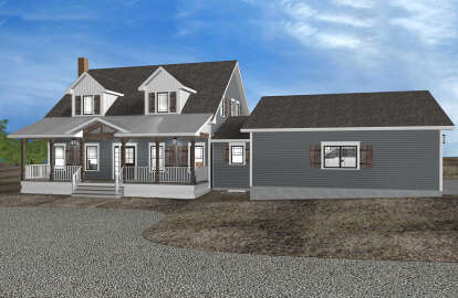 Farmhouse House Plan #8387-00002 Elevation Photo