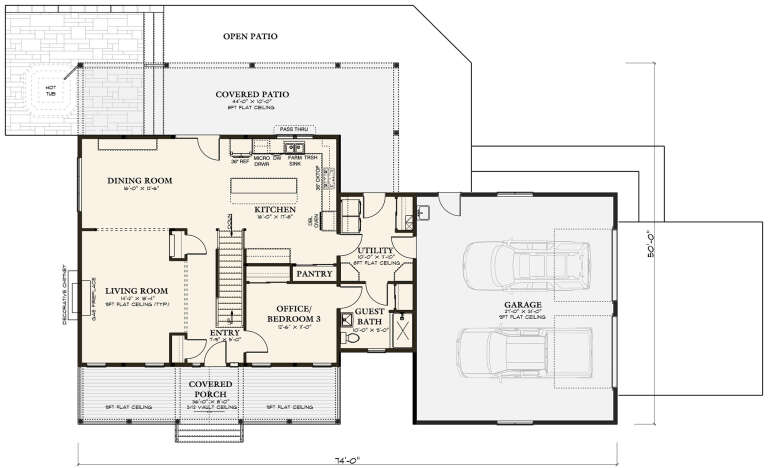 House Plan House Plan #29799 Drawing 1