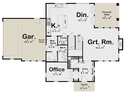 Main Floor  for House Plan #963-00835