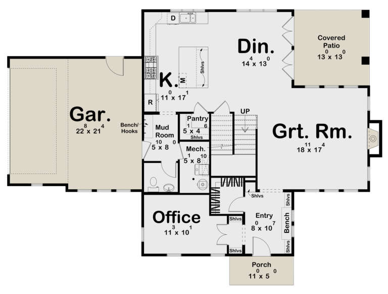 House Plan House Plan #29800 Drawing 1
