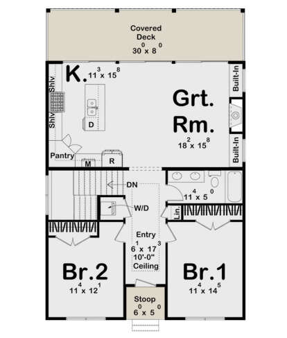 House Plan House Plan #29801 Drawing 1