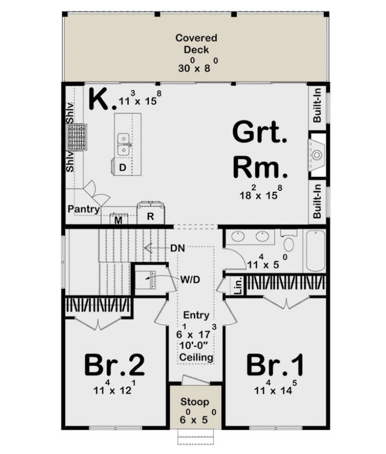 House Plan House Plan #29801 Drawing 1