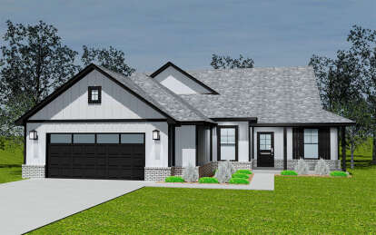 House Plan House Plan #29804 Angled Front Elevation