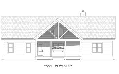 Mountain House Plan #940-00890 Elevation Photo