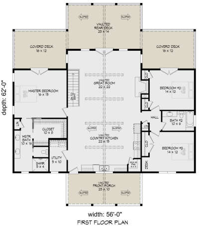 Main Floor  for House Plan #940-00890