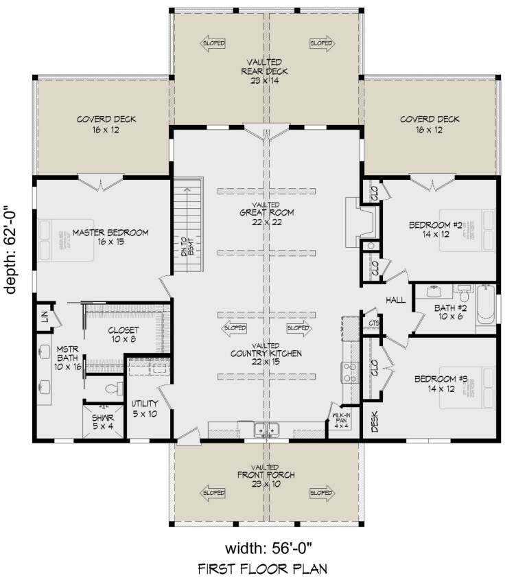 House Plan House Plan #29805 Drawing 1