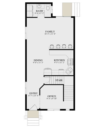 Main Floor  for House Plan #2802-00248