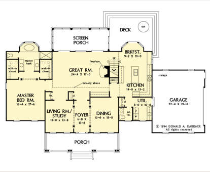 Main Floor  for House Plan #2865-00396