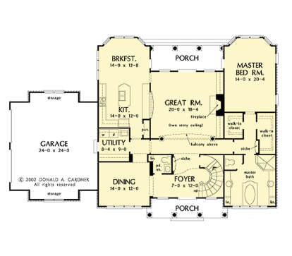 Main Floor  for House Plan #2865-00397