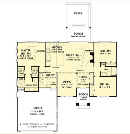 Main Floor  for House Plan #2865-00399