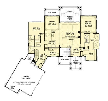 Main Floor  for House Plan #2865-00401