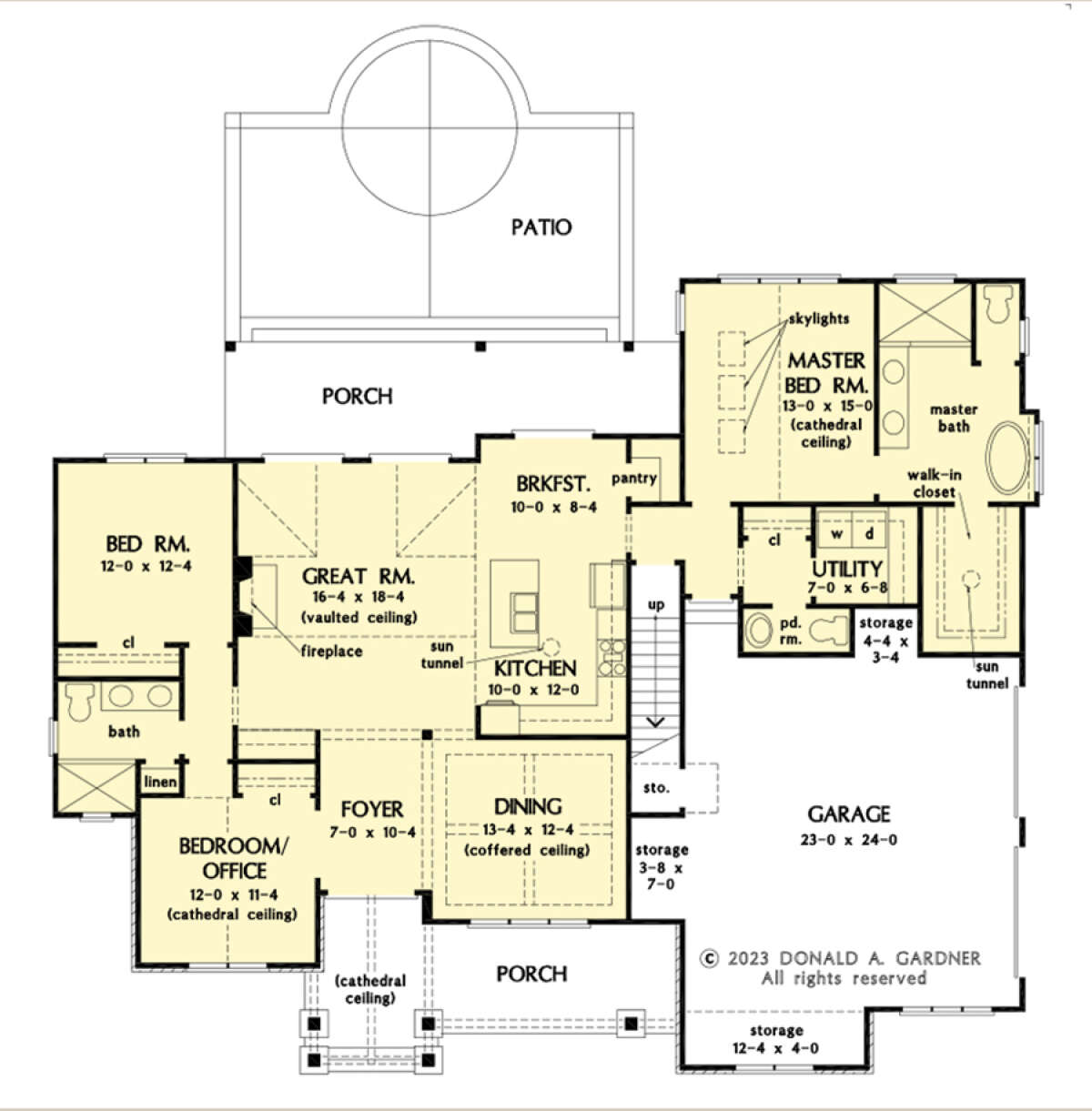 Main Floor  for House Plan #2865-00402