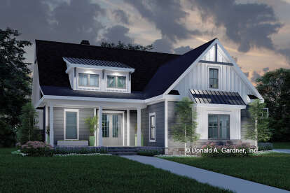 Modern Farmhouse House Plan #2865-00403 Elevation Photo