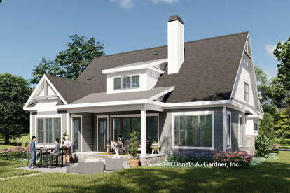 Modern Farmhouse House Plan #2865-00403 Elevation Photo