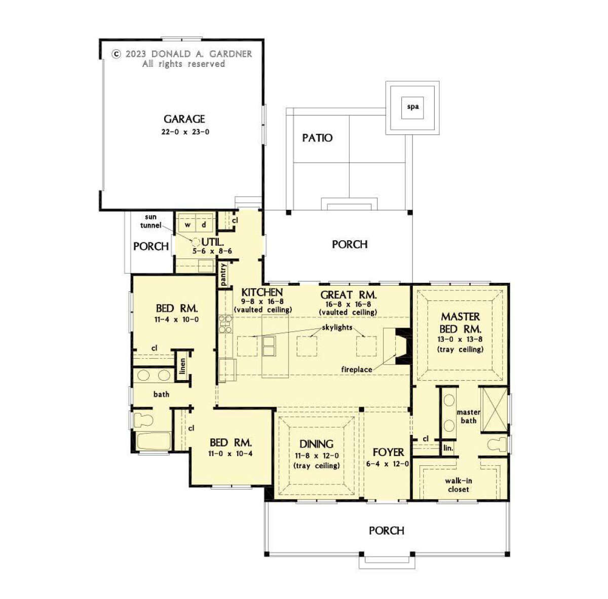 Main Floor  for House Plan #2865-00404