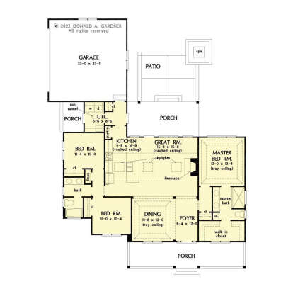 House Plan House Plan #29818 Drawing 1