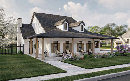 House Plan House Plan #29824 Angled Front Elevation