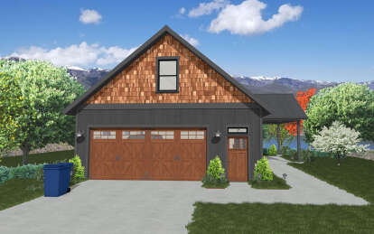 Farmhouse House Plan #6785-00010 Elevation Photo