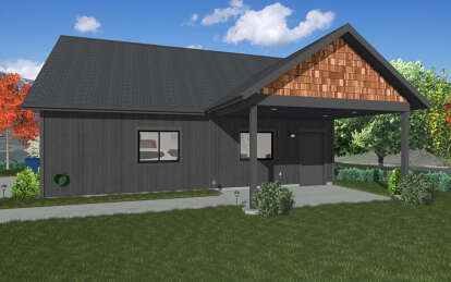 Farmhouse House Plan #6785-00010 Elevation Photo