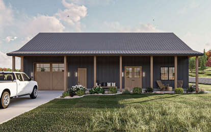 Barn House Plan #963-00841 Elevation Photo