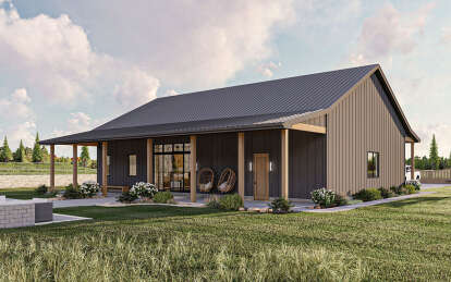 Barn House Plan #963-00841 Elevation Photo