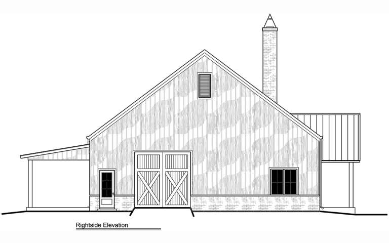 Barn Plan - 1,915 Square Feet, 2 Bedrooms, 2.5 Bathrooms | Floor Plan ...