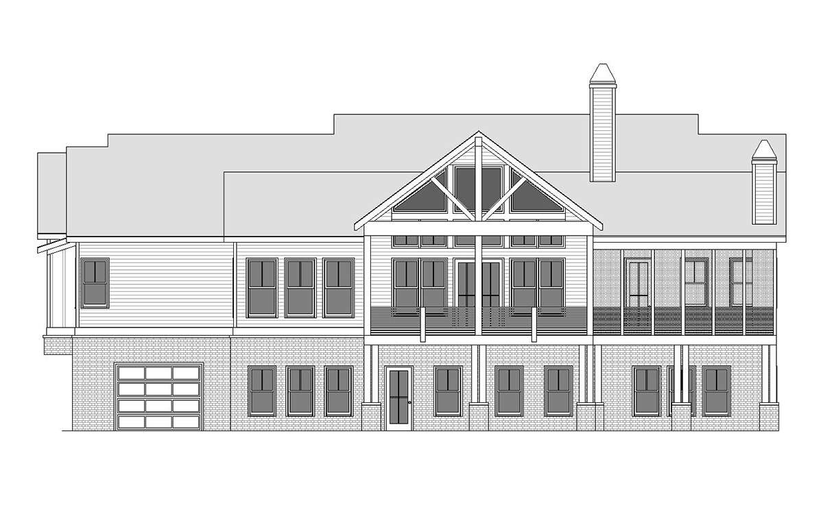 Modern Farmhouse House Plan #957-00112 Elevation Photo