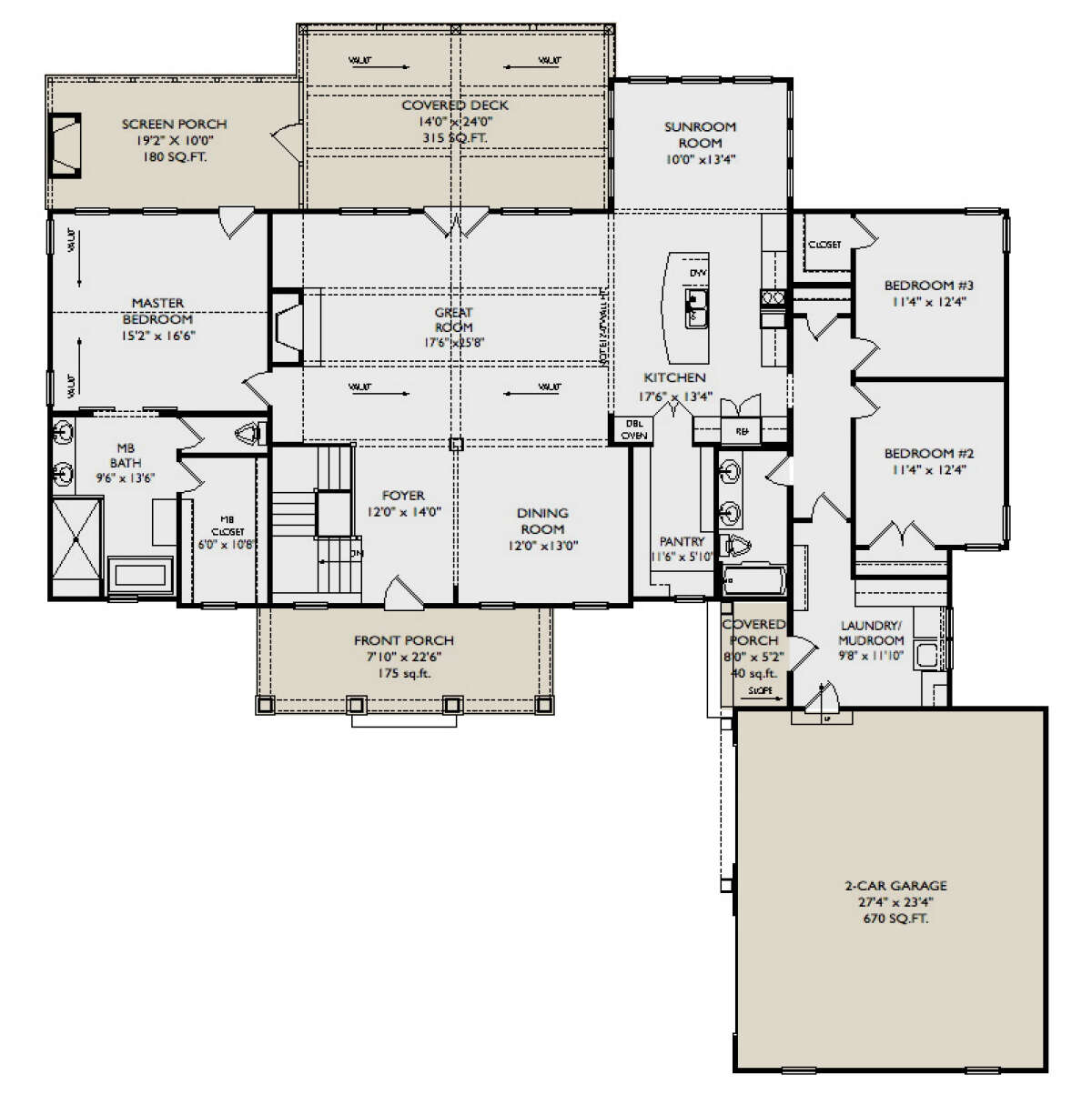 Main Floor for House Plan #957-00112