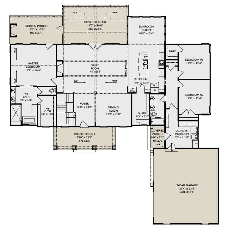 House Plan House Plan #29829 Drawing 1