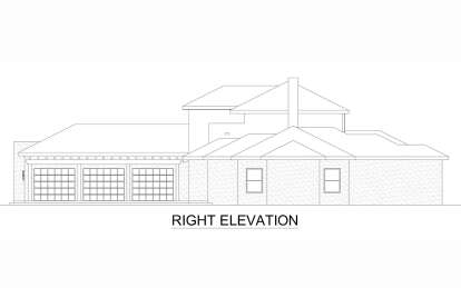 Contemporary House Plan #5445-00512 Elevation Photo
