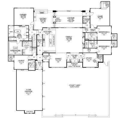 House Plan House Plan #29830 Drawing 1
