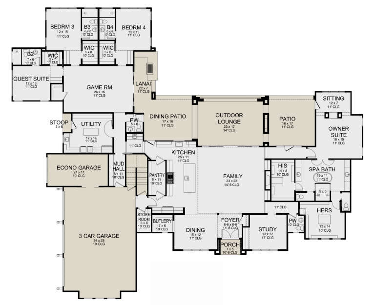 House Plan House Plan #29832 Drawing 1
