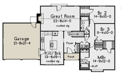 House Plan House Plan #29837 Drawing 1